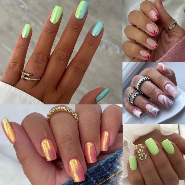 Falske Nails Fake Nials W1418 W1418 W1418