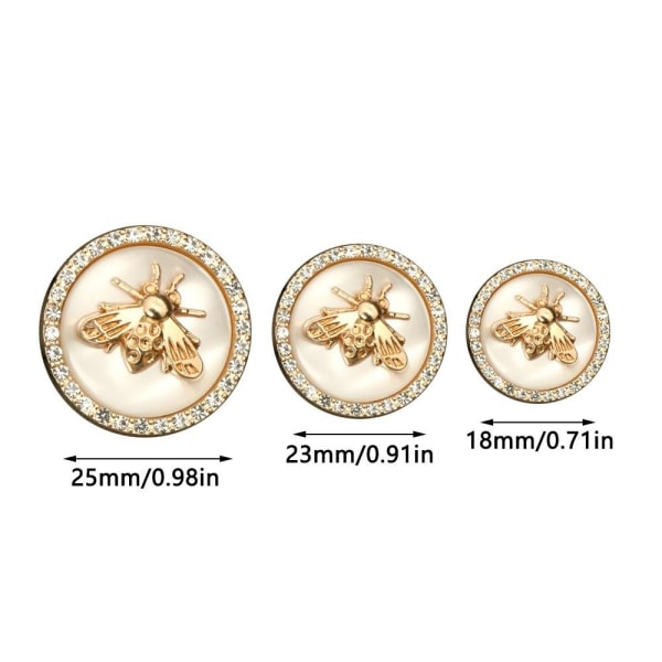 10 kpl tekojalokivi napit Pearl hiusneulat PINK 23MM Pink 23mm