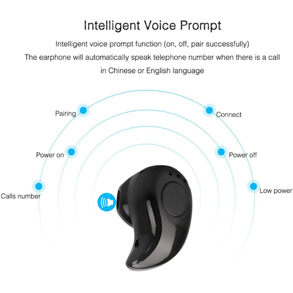 Trådløse hovedtelefoner Bluetooth med mikrofon SORT SORT Black