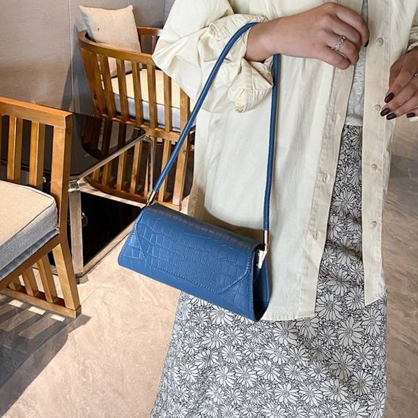 Axelväska Handväska BLÅ blue