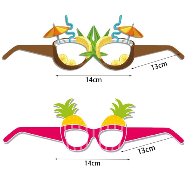 12 kpl Paperilasit Party Funny Glasses Kids Party Photo Props