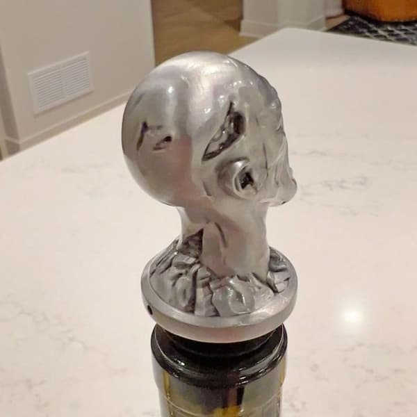 Zombie Head Wine Pourse Wine Aerator Pourer Karaffel tut