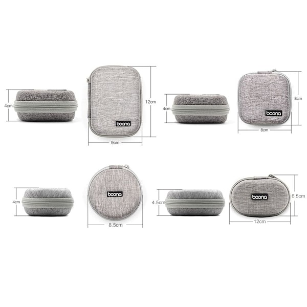 Digital opbevaringstaske USB-kabeltasker SORT STYLE 1 STYLE 1 black Style 1-Style 1