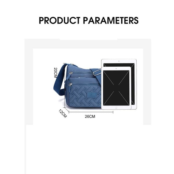 Väska Messenger Bag BLÅ blue