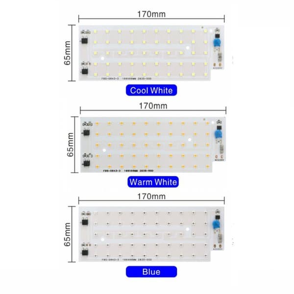 LED-siru Floodlight Spotlight Lighting helmille BLUE LIGHT blue light