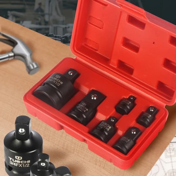 6 kpl Drive Socket -sovittimen muuntimen iskunvaimentimen pistoke
