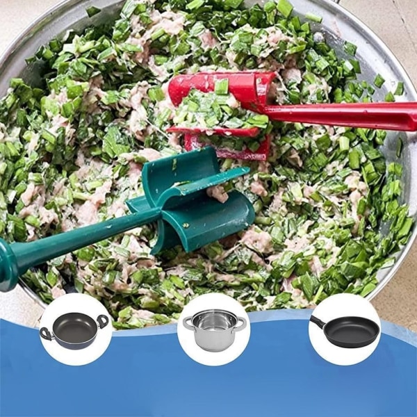 Keittiön lihasilppuri Food-Tool Masher Ground Beef Masher Green