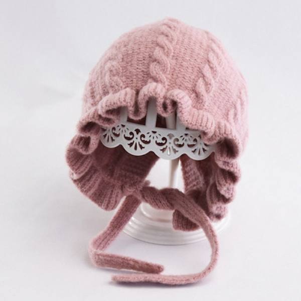 Spädbarnsmössa Ullhatt ROSA pink