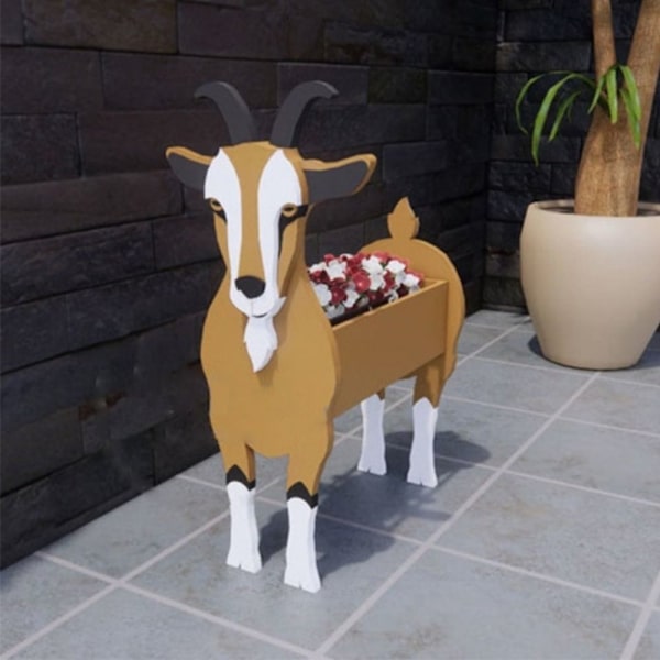 Hage Blomsterpotte Blomsterplanter GEIT GEIT goat