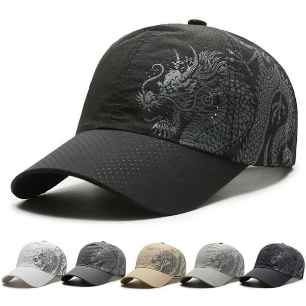 Baseballkepsar Bomull MÖRKGRÅ dark grey