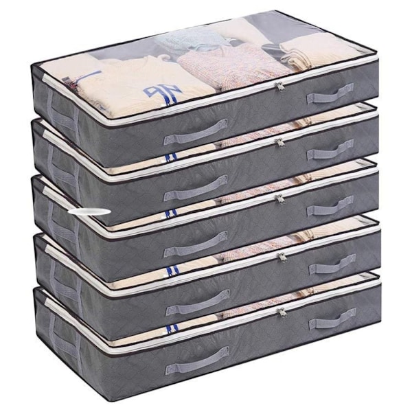 2kpl Sängyn alainen säilytyspussi Vetoketjulliset organizer