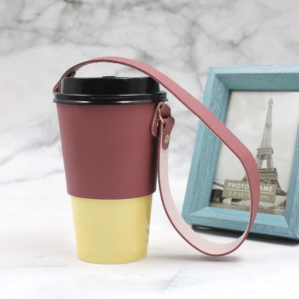 Vandflaske ærmetaske Kaffekopholder RØD red