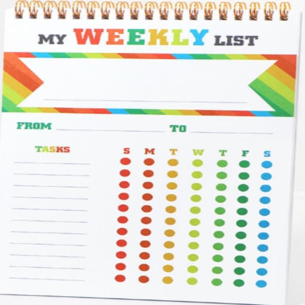Sticky Note Fyld-In Task List Memo Pads