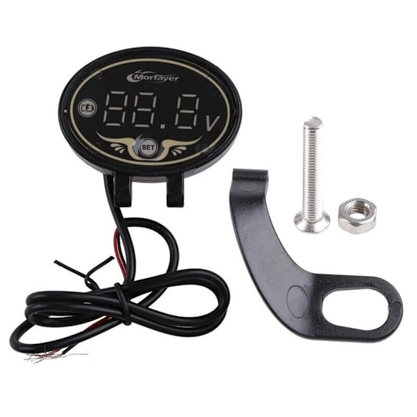 Motorsykkel Intelligent Voltmeter Spenningsvisning For Bil Green