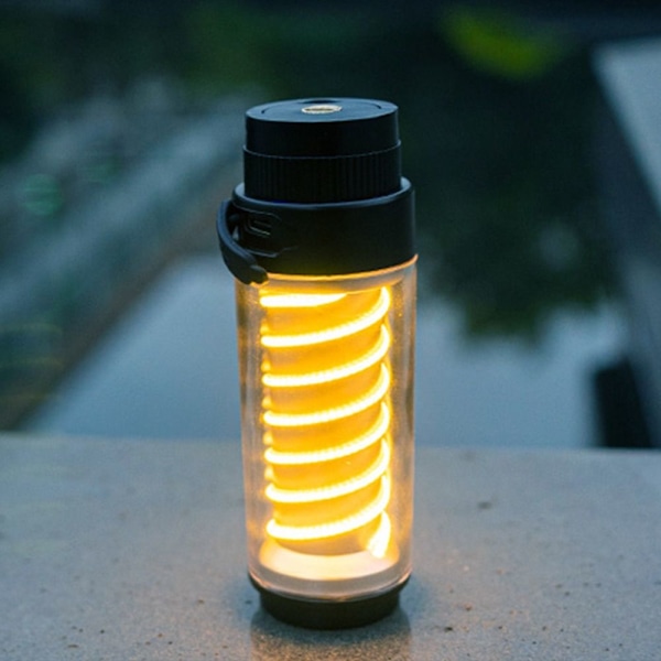 LED lommelygte campinglys SORT Black