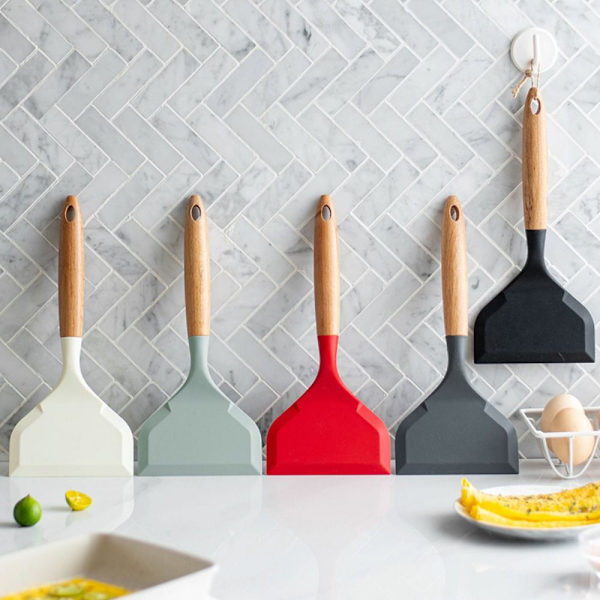 Cooking Shovel Silikon Spatel SVART SVART black