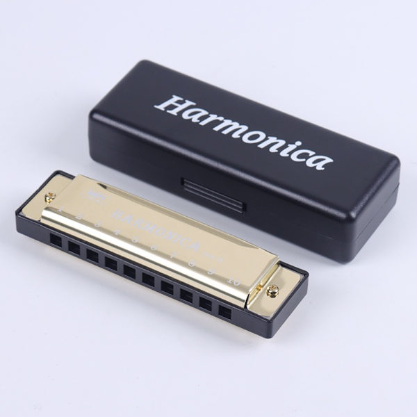 10 hullers harmonika kobberkerne SORT Black