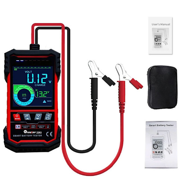 Bilbatteritestare Batteridetektor ET2201 ET2201 ET2201