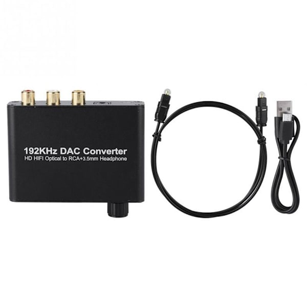 Digital til Analog Audio Converter Koaksial Optisk til Analog