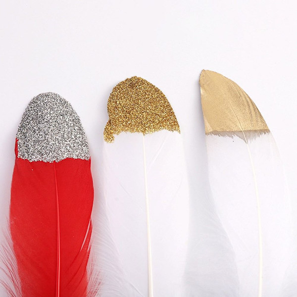 20 STK Feathers Trims Festdekoration 6 6 6