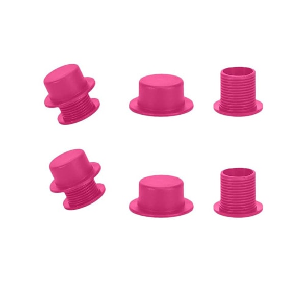 4ST Skruvar Caps för Bogg Bag Strandväskor Tillbehör ROSE RED Rose red