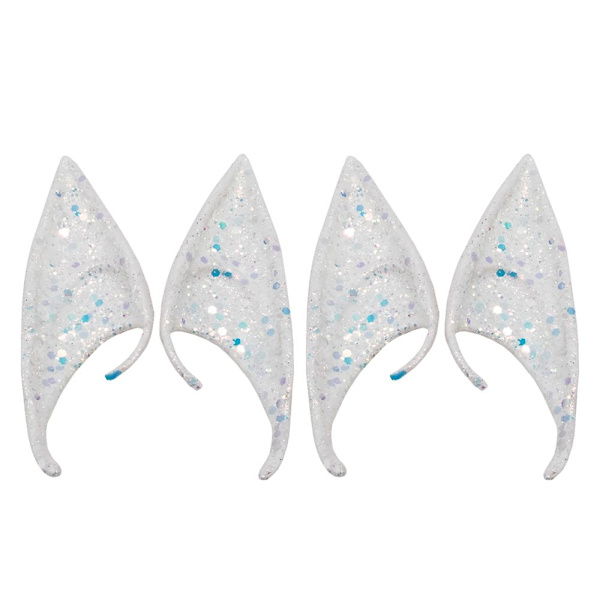 Tonttukorvat Halloween-koriste Anime Fairy Cosplay -tarvikkeet white