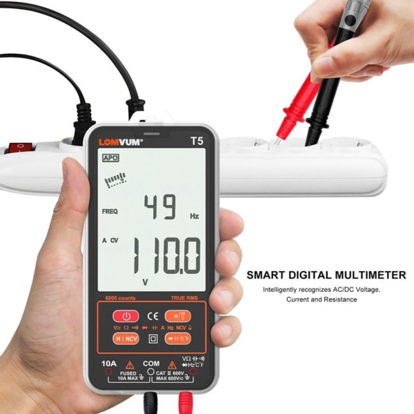 Digital Multimeter Strömspänningstestare Ultratunn NCV Smart
