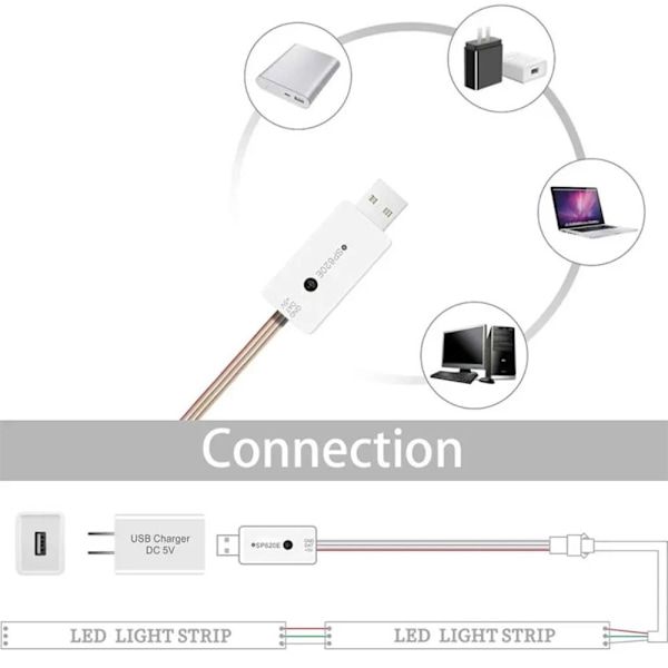 SP620E Music Pixel Controller Music RGB Controler Light Dimmer