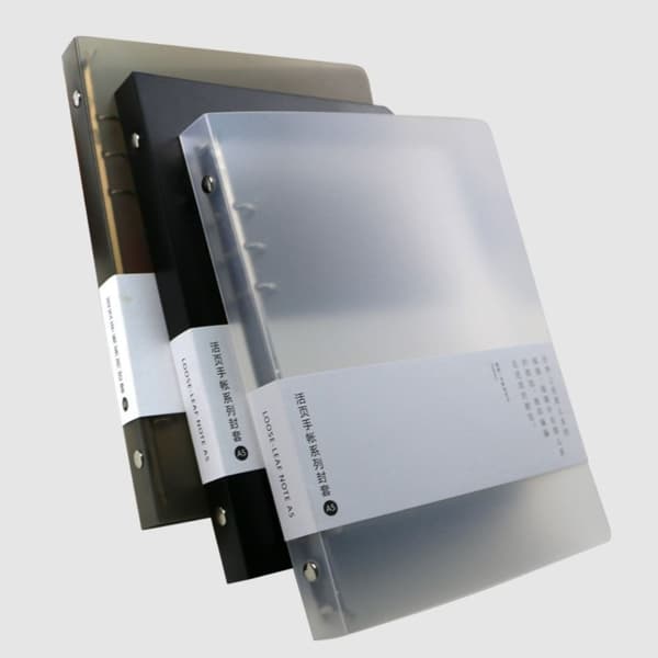 3 pakke runde ringpermer Sleeves Protectors Presentasjonsbok