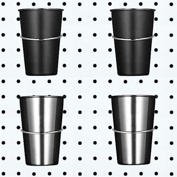 6 stk Pegboard Cups Holder Cups Holder Display Krog