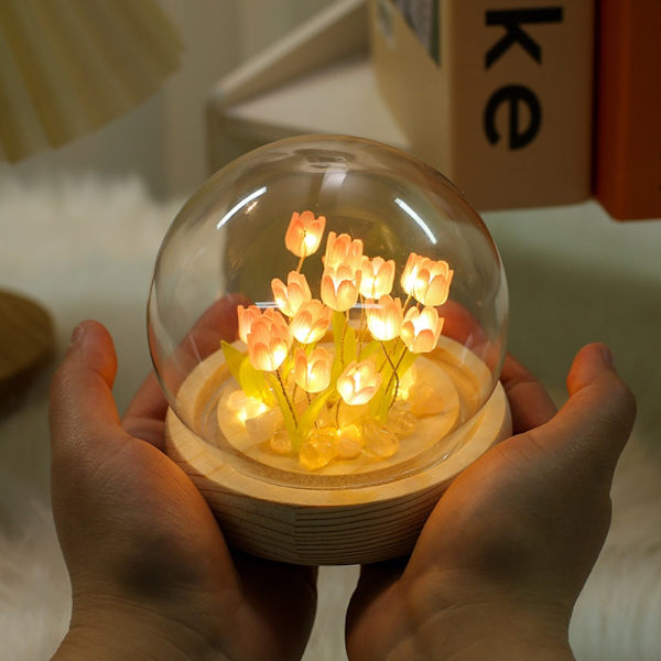 Tulip Night Light lämpökutistuva kalvo KELTAINEN 16 KPL TULPAP 16 KPL Yellow 16PCS Tulip-16PCS Tulip