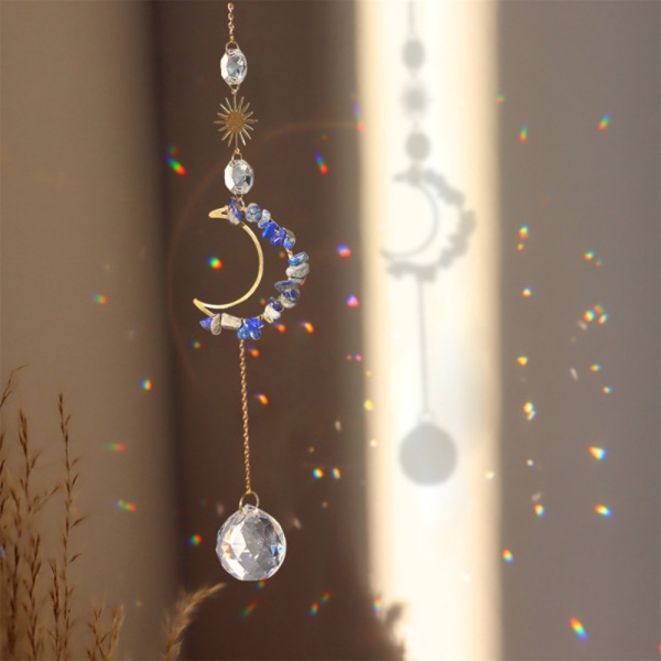 Crystal Sun Catcher Hengende lysfanger INDIGO indigo