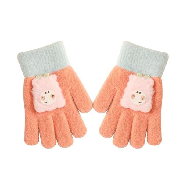 Helfingerhandsker Vinterstrikkede handsker FARVE 2 FARVE 2 Color 2