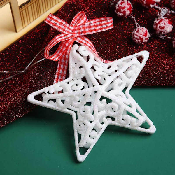 5 kpl Christmas Snowflake Flakes -ikkunakoristeita C C C