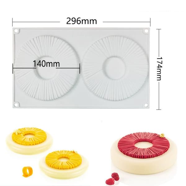 3D smultring silikon kakeform 02 02 02