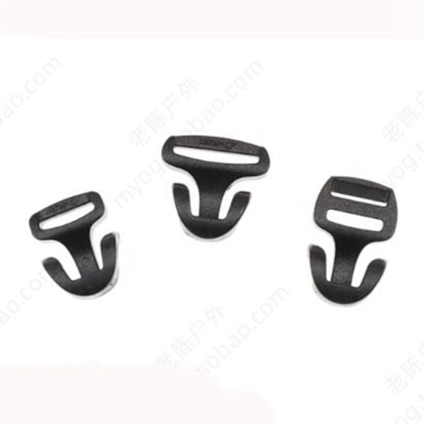 5 st Tältrep Spänne Pil Sladd Krok 10MM INTE JUSTERBAR EJ 10mmnot adjustable