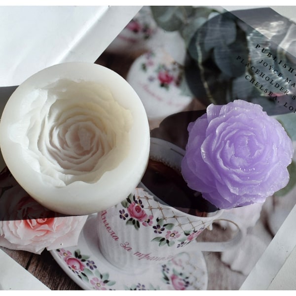 Peony Candle Form Silikone Form TYPE A TYPE A Type A