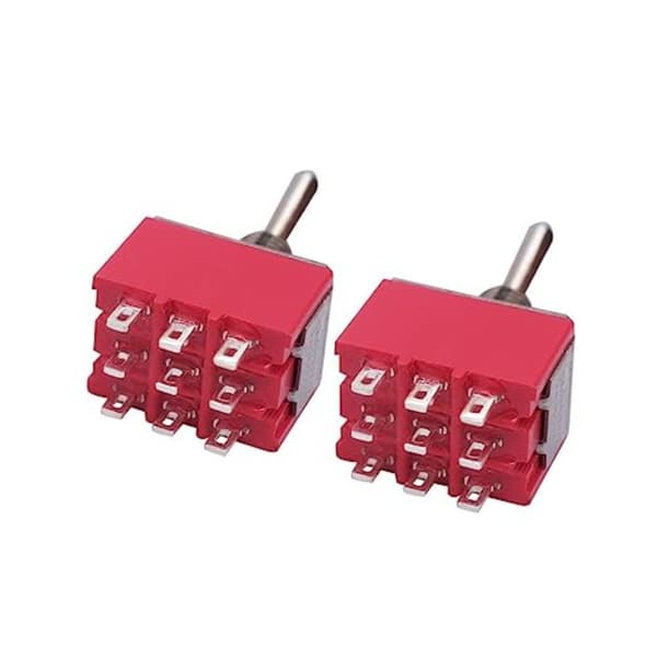 4 st Miniatyrvippströmbrytare Rocker Switch 4 st 4pcs