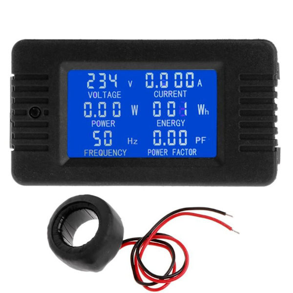 Digital Spænding Energi Meter Voltmeter 100A 100A 100A