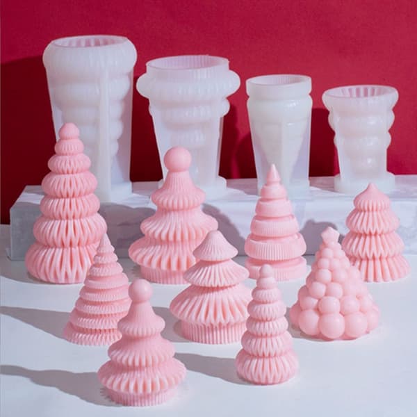 Stearinlys Silikonform Kakeharpiksform 02 02 02