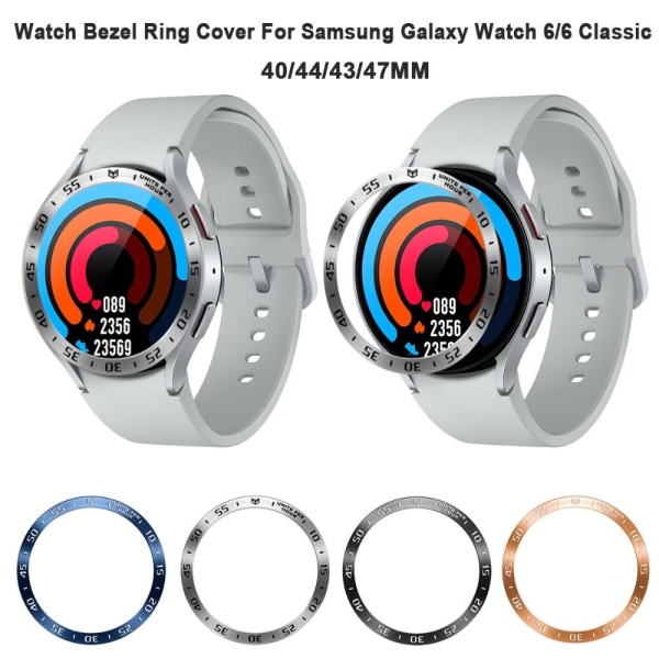 Bezel Ring Cover Beskyttelsesramme BLÅ 47MM 47MM blue 47mm-47mm