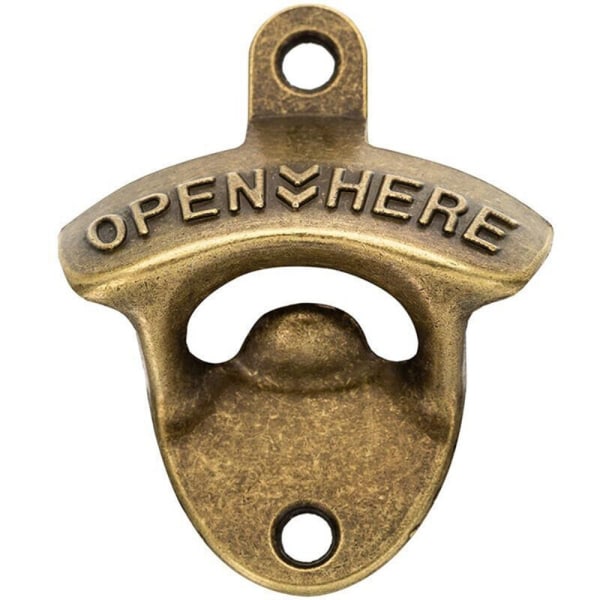 2st Flasköppnare Lock Öppnare BRONS 2ST 2ST Bronze 2Pcs-2Pcs