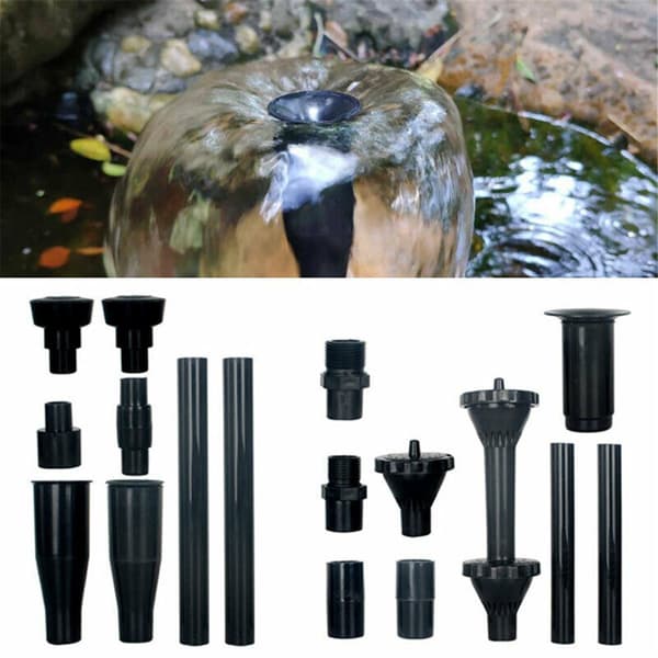 8x set i plast vattenspruthuvuden S