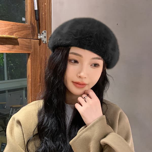 Ull Berets Filthatt HVIT White