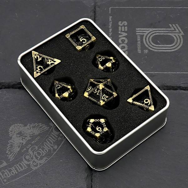7kpl DND Metal Set Pelinoppaa 06 06 06