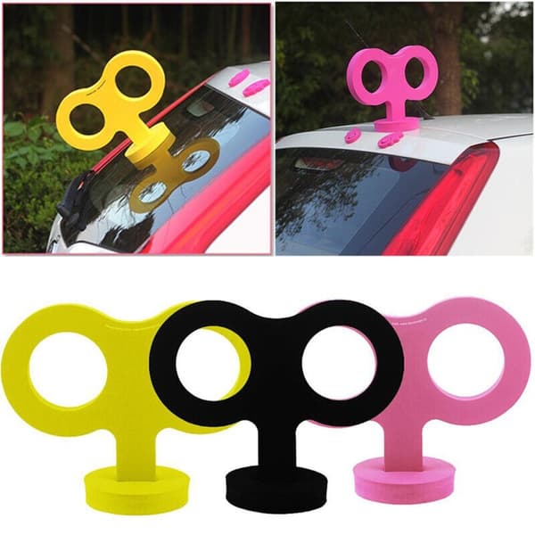 Clockwork Wind Up Key Cars Decor ROSA Pink