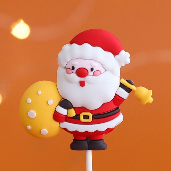 1/5 STK Christmas Cake Toppers God Jul 1 1 1