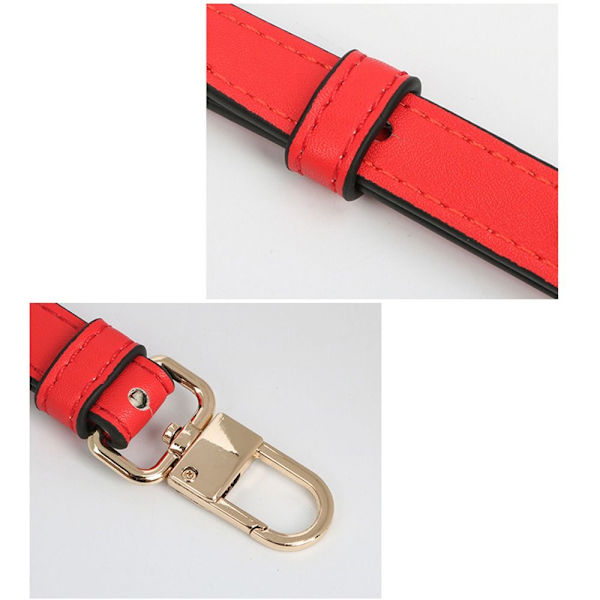 Handväska i äkta läder Axelrem Crossbody-rem ROSA pink