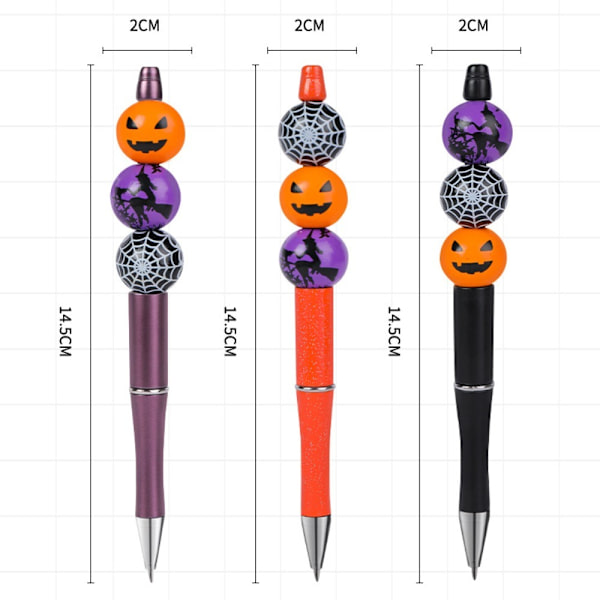 3 Stk Kuglepen Kontorpapir SORT Black