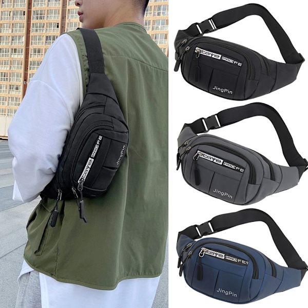 Utomhus midjeväska midjeväska SVART black
